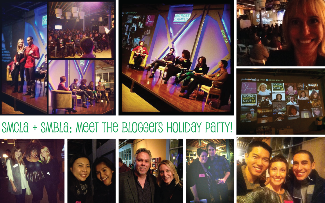 photo montage SMCLA holiday blogger event 2012